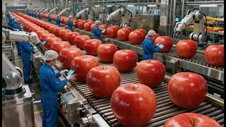 Inside the Mega Apple Factory: How Fresh Apple Become Premium Pasteurized Juice!