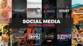 After Effects Template: Social Media Vertical Stories