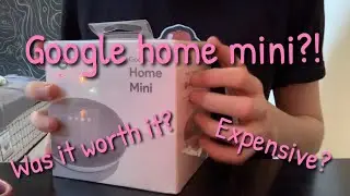 Unboxing my google home mini! ✨🤍🖤 ASMR