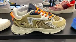 Мужские кроссовки Lacoste L003 Neo (хаки/тёмно-синий) &mdash; артикул: 45SMA0001KN1