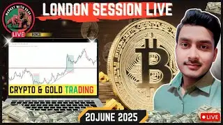 Live Crypto & Gold Analysis || Price Action Based  || 20 June || #bitcoin #trading   ~ Vikas Raghav