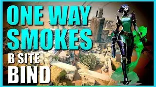 VIPER DEFENSE GUIDE - ONE WAY POISON CLOUD LINEUPS - B Site BIND