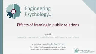 It is not what you say, it is how you say it - Effects of framing in public relations