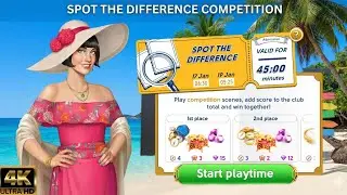 June's Journey Spot The Difference Competition 17-19 January 26 Scene 1 to 8 4K TODAY'S COMPETITION 