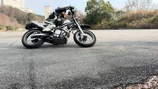 #practicing riding a bike #Práctica de bicicleta #Pratica in bicicletta#xg250#tricker