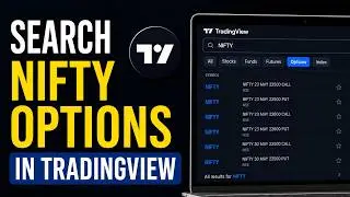How to Search Nifty Options in TradingView | TradingView Nifty Options Chart Tutorial