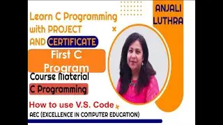 How to run C program in Visual Studio Code? #cprogramming #firstcprogram #anjaliliuthra