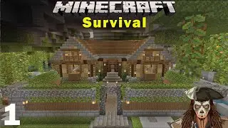 Minecraft | Starter house | Survival Lets Play 1.18 | New update ep.1