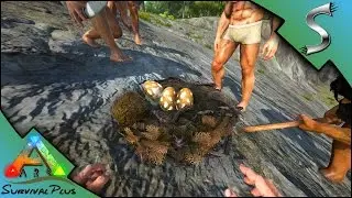 STEALING WILD COMPY EGGS! MICRORAPTOR ATTACKS & KILLS EVERYTHING! - Ark: Survival Plus [Gameplay E2]