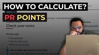 How To Calculate PR Points | Online CRS Calculator Canada | Canada PR Requirements 2025