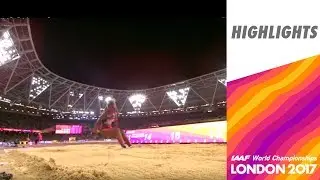 WCH London 2017 Highlights - Triple Jump - Women - Final - Yulimar Rojas wins