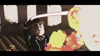 Harry Potter Wand Battle - LEGO (Particle Animation Test)