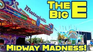 The Big E 2022: классические темные аттракционы, американские горки, комнаты смеха, гигантская го...