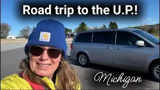 Кемпинг в фургоне на моём кемпере Dodge Caravan 2019 года | Поиск камней в штате Мичиган на озере Верхнее