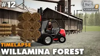 Willamina Forest Timelapse #12 Loading Pallets & Spraying Crops, Farming Simulator 19 Seasons