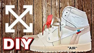 HOW TO: OFF WHITE WHITE JORDAN 1 CUSTOM