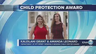 2 Hawaii women honored for their work in helping to recover missing children