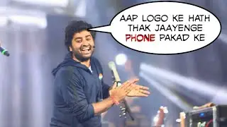 Arijit singh requesting to put down their phone - Arijit singh Live in Vancouver