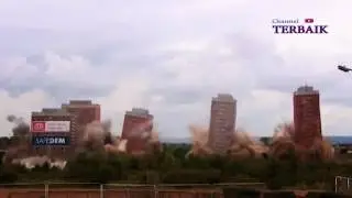 Perobohan gedung berakhir tragis