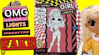 Fake lol surprise omg lights Speedster full unboxing. Fake lol vs real lol omg lights. Yaydaytv