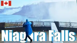 Niagara Falls Winter Vlog [Alone and Freezing under the waterfall] & Why you should come earlier 🇨🇦