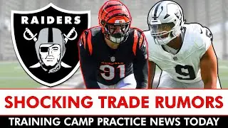 Raiders Trading For Trey Hendrickson Rumors + Raiders Training Camp Practice News Today