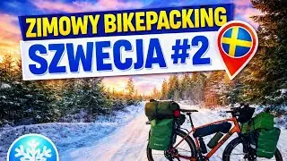 Rowerem z Polski do Szwecji zimą | Prom, mróz i pierwszy dziki nocleg