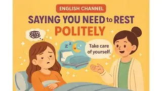 Daily English Conversations | Saying You Need to Rest Politely &ndash; Shadowing Exercise  😴💬✨