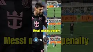Messi missing penalty 🥺 Charlotte FC vs Inter Miami 3-0 # me #messi