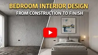 Bedroom Interior Design | From Construction to Stunning Finish | Full Transformation 