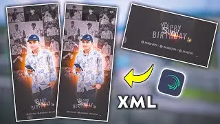 Birthday Video Editing Alight Motion | New Trending Happy Birthday Video Editing ! KK Raja Edit's