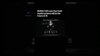NVIDIA CEO says that multi-model systems will be the future of AI. #ai #nvidia