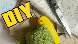 DIY cardboard into a beautiful round shape storage box| Bread storage box| dining table organiser