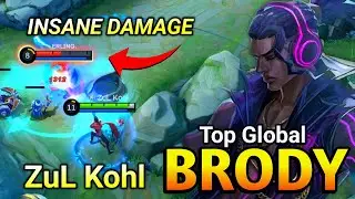 Top Global Brody 2021 Build | Hyper Brody Gameplay - MLBB