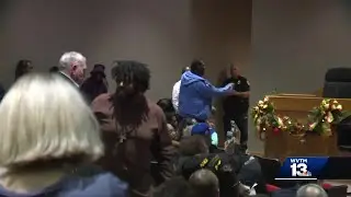 Hoover city council ends meeting following protests