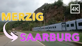 Driving MERZIG to SAARBURG - Germany
