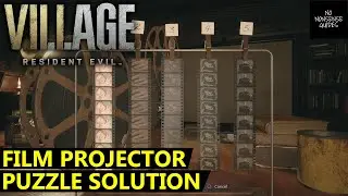 Resident Evil Village Film Puzzle Solution - How to use Film Strip in Doll Workshop - Film Order