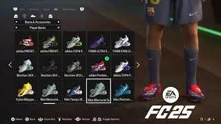 FC 25 | ALL BOOTS IN THE GAME (NIKE, ADIDAS, PUMA, NB)