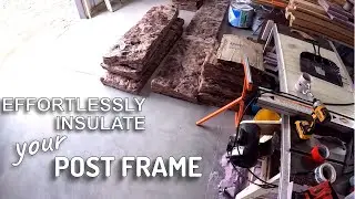 Как суперизолировать раму столба ― Hang Big Box Fiberglass Batts