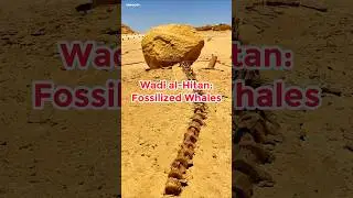 UNESCO World Heritage Sites: Wadi al-Hitan, Egypt Fossilized Whales #shorts #unescoworldheritage