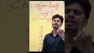 Trick to learn oxygen family #chemistry #periodictable #periodictabletricks #shorts #youtubeshorts