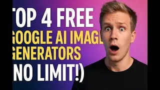 Топ-4 бесплатных генераторов изображений Google AI без ограничений! #gemini #GoogleAiStudio #AI #...