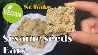 Sesame & Pumpkin Seed Bars | Easy No-Bake Treat , Brittle Kozinaki Recipe