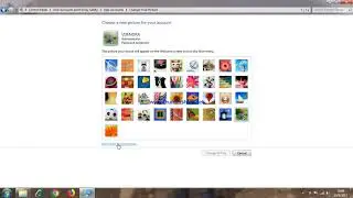 How to change account picture in windows 7