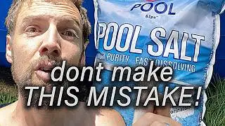 Don&rsquo;t Make This Pool Salt Water Mistake! (Intex Above Ground Pool Tips)