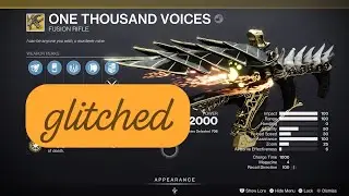 One Thousand Voices is GIGACHAD this week! Grandmaster Nightfall Destiny 2