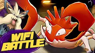 WHEN YOU SWAGGER A SHEAR FORCE KINGLER (Pokemon BDSP wifi battle)
