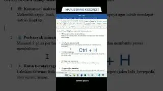Hapus Baris Kosong di Microsoft Word #microsoftword #fypviralシ #ilmukomputer