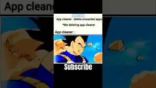 Poor Cleaner 😂 #Dragonball #dragonballz #Vegeta #memes #shorts #shortsfeed #feeds #fyp