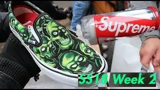 SUPREME SS18 WEEK 2 | SKULL VANS + TENNIS BALLS | LONDON DROP 2018